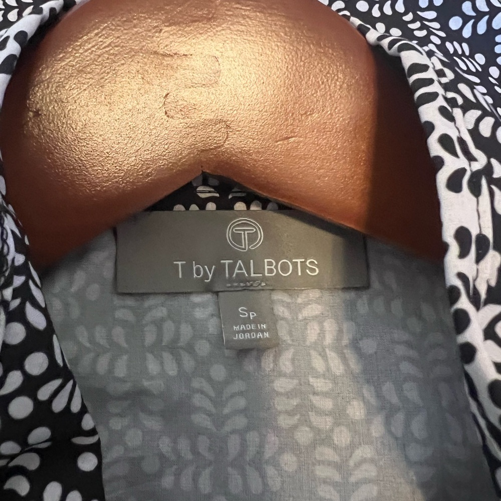 Talbots Patterned Quarter Zip Pullover Jacket | B… - image 3